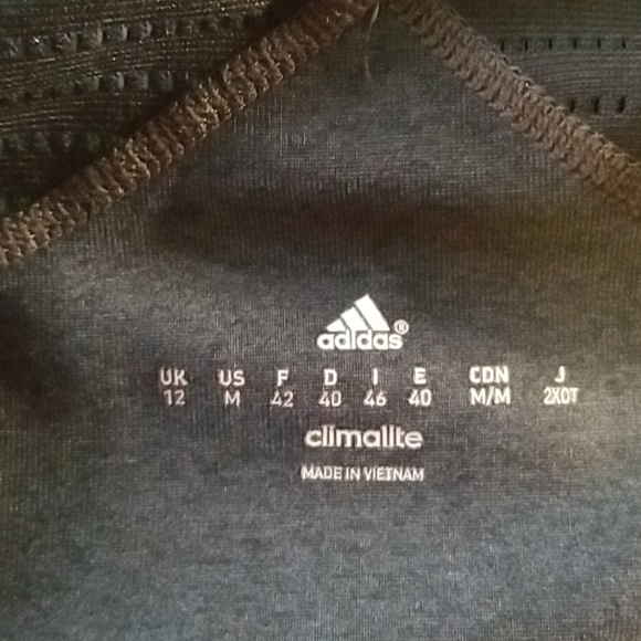 EUC Adidas  black Climatelite  tank medium - Picture 8 of 8